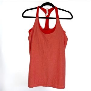 Under Armour orange racerback workout tank